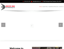 Tablet Screenshot of dovedie.com